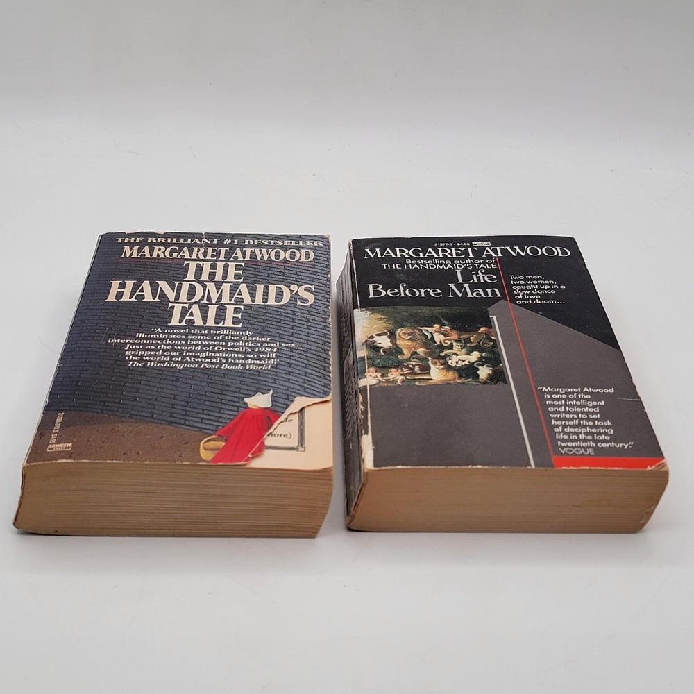 Margaret Atwood The Handmaid's Tale & Life Before Man Paperback Fawcett Crest